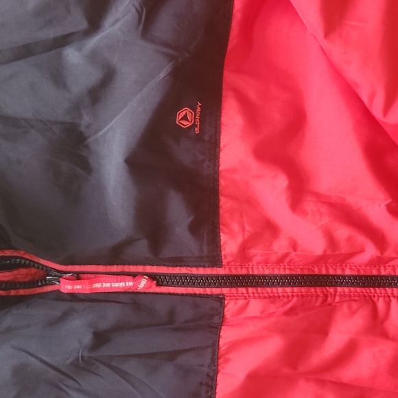 Old Navy Puffer jacket Orange Black long sleeves Large - Picture 3 of 17